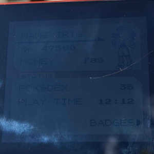 Analogue Pocket screen under sunlight.